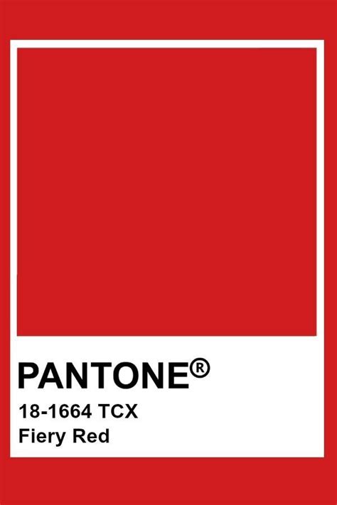 rosso cartier pantone